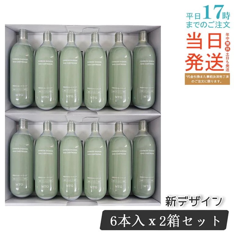 【2個セット】プロージョン 炭酸ミストユニット 専用ガスカートリッジ 6本入り ホワイト リニューアル スキンケア 炭酸ガス 詰替え エステ 家庭用 日本製