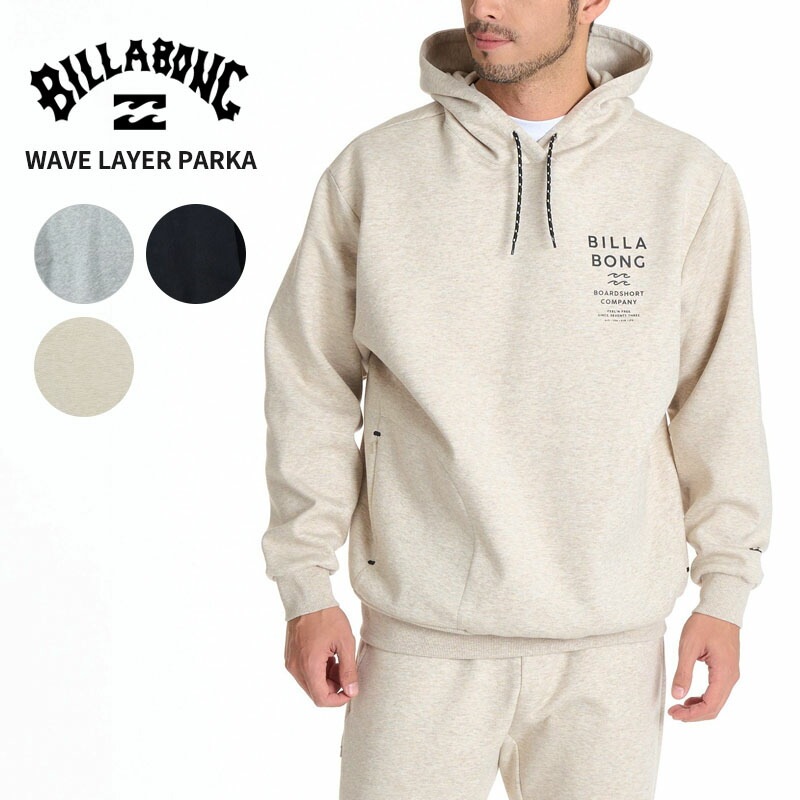 ビラボン メンズ プリント スウェット パーカー メンズ プルオーバーパーカー BF012016 長袖トップス 秋 冬