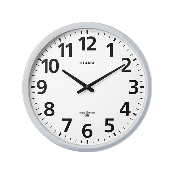 電波掛時計ザラージ 省電力・防滴型 キングジム GDKB-001