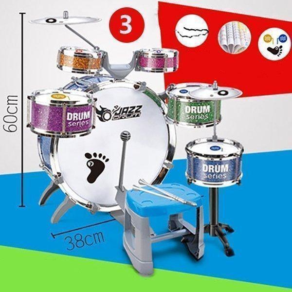 【超人気商品】ドラム セット 子供用ミニドラムセット キッズ楽器 楽器おもちゃ 子供用ドラムセット パーカッションおもちゃ ドラムセット 練習用 打楽器 プレゼント