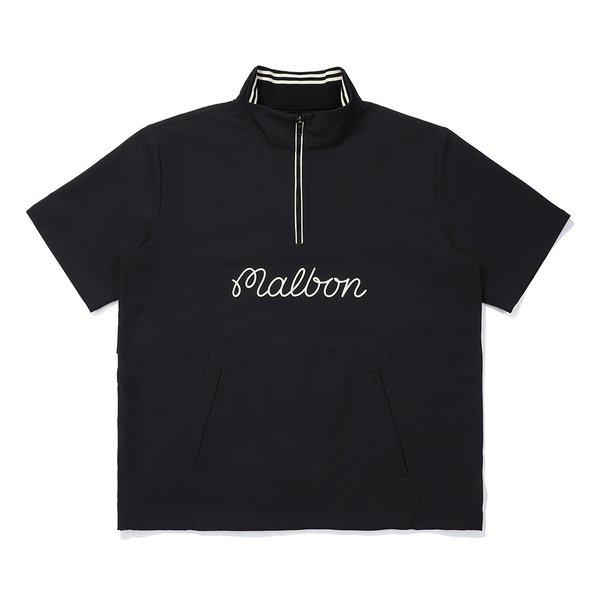 [マルボン公式] トラベルバックバケット半袖アノラック BLACK (MAN)