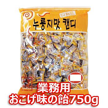 業務用 おこげ 味の飴 750g × 6袋／韓国 お菓子 おやつ キャンディ