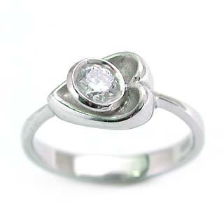 (Brand アニーベル) Pt ダイヤモンドデザインリング（婚約指輪エンゲージリング）楽ギフ_包装02P26Mar16