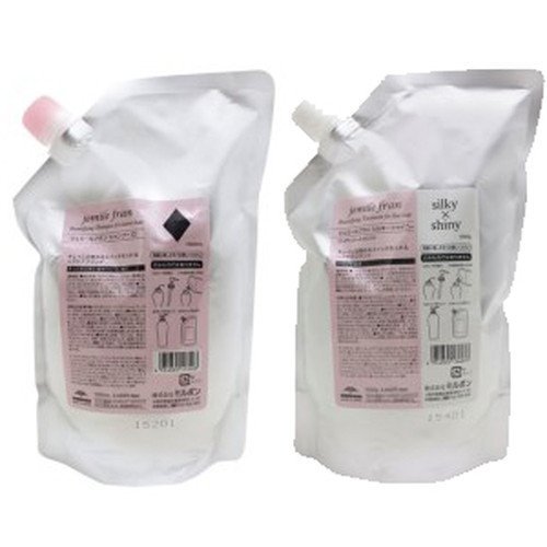 ミルボン ジェミールフラン シャンプー ダイヤ D 1000ml + トリートメント シルキーシャイニー 1000g 詰替用セット