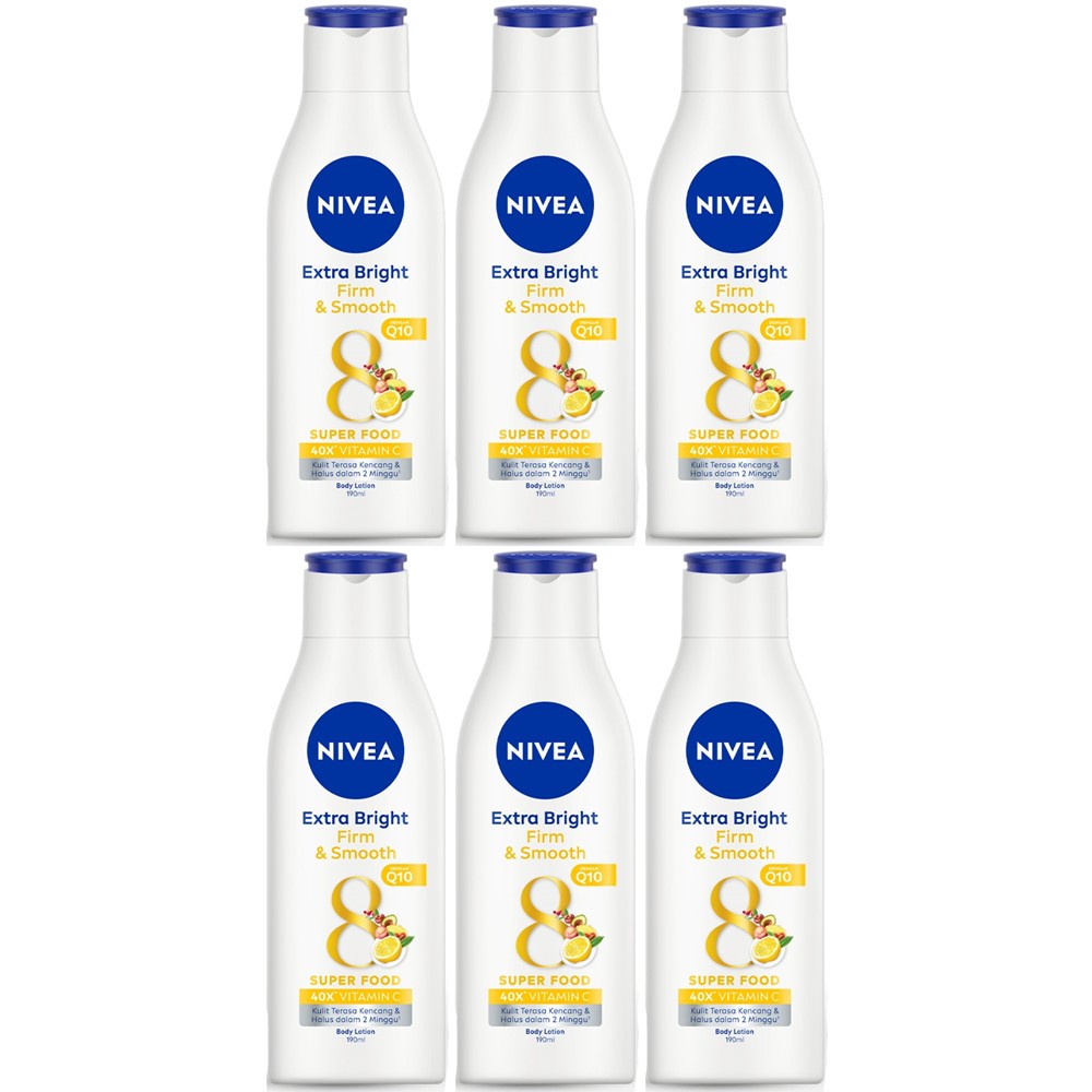 まとめ買いセット Extra Whiteシリーズ ボディローション 190ml x ６本 Firm & Smooth 海外直送品