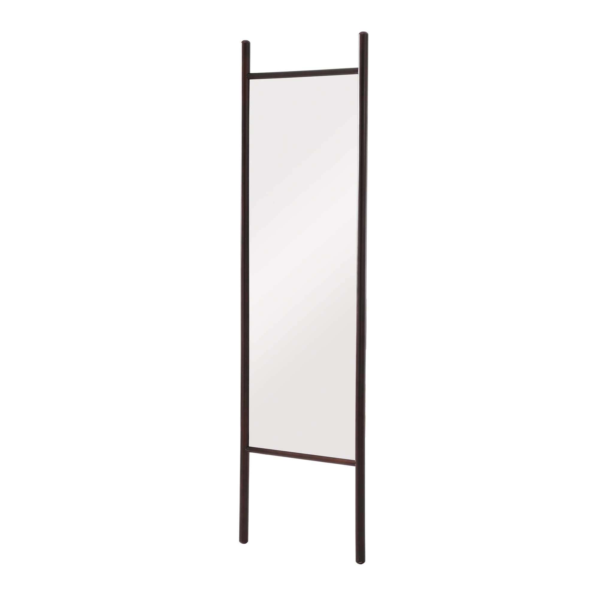 国内倉庫出荷 品質保証 全身鏡 鏡 姿見 スタンドミラー ミラー 立て掛け 壁掛け かがみ 大きいミラー 161×45cm 鏡高さ115×幅38.5cm レトロ パイン材 お洒落 モダン お店 おしゃ