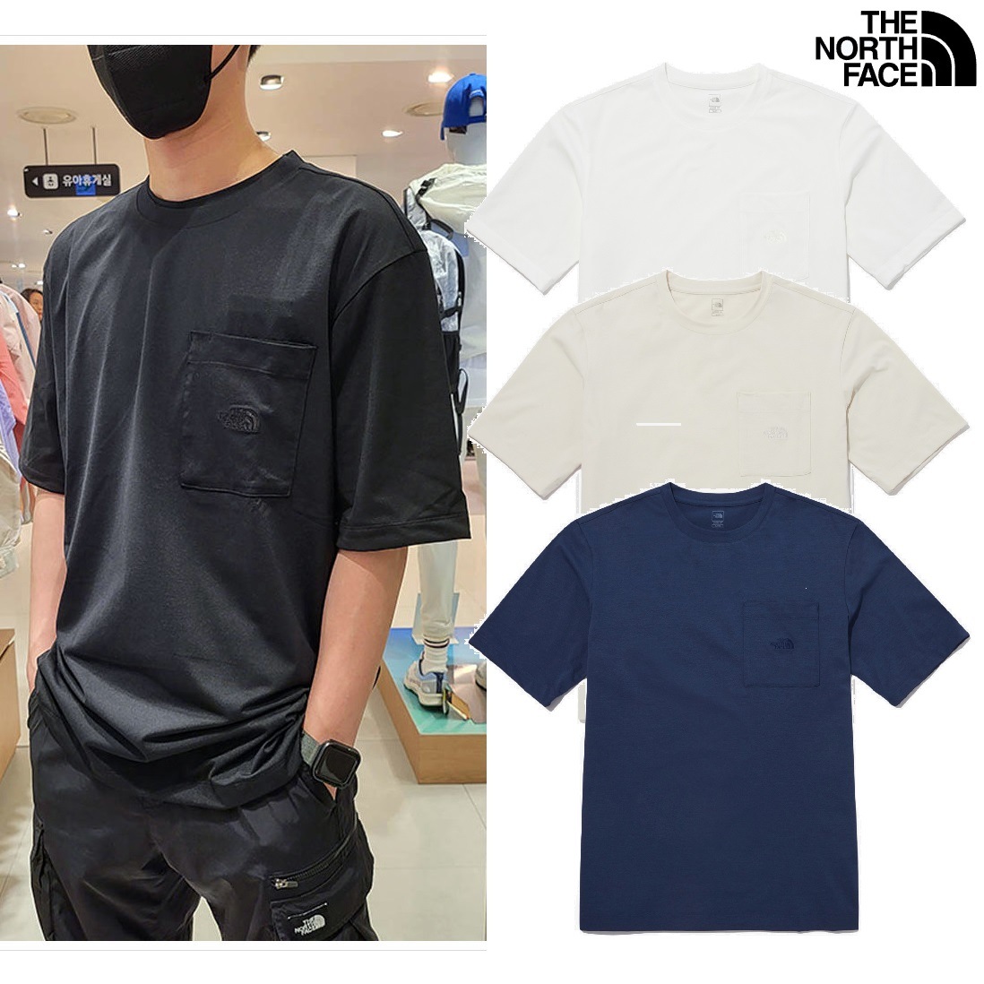 BRYCE S/S R/TEE 4色 新商品 Tシャツ 韓国ファッション 韓国人気 男女共用 日常服 ストリートファッション 夏ファッション 学生ファッション