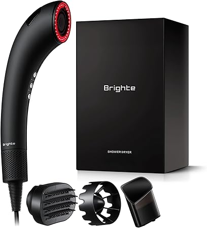 【正規品・新品未開封】Brighte ブライト SHOWER DRYER シャワードライヤー ミストセラム 大風量 速乾 イオン