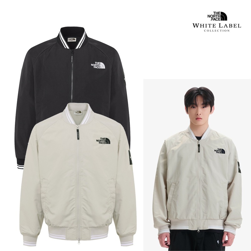 NJ3BR09 OLEMA EX BOMBER 防風 軽量 裏地付き リブ襟 リブ袖 リブ裾 ジップ 内外ポケット タウンユース 通勤 通学 デイリー メンズ 韓国限定ライン 快適 秋冬 着回し