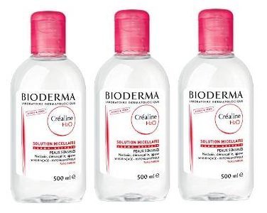 ビオデルマ(BIODERMA) サンシビオ H2O D(Crealine H2O)500ml 3本セット [並行輸入品]