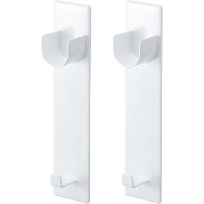 他サイト： 山崎実業 マグネットバスルーム物干し竿ホルダー２個組 ミスト ホワイトの商品画像