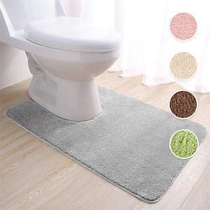 トイレマット ふわふわ/吸水性いい トイレまっと 洗える 人気 トイレマット ロング 滑り止め とい