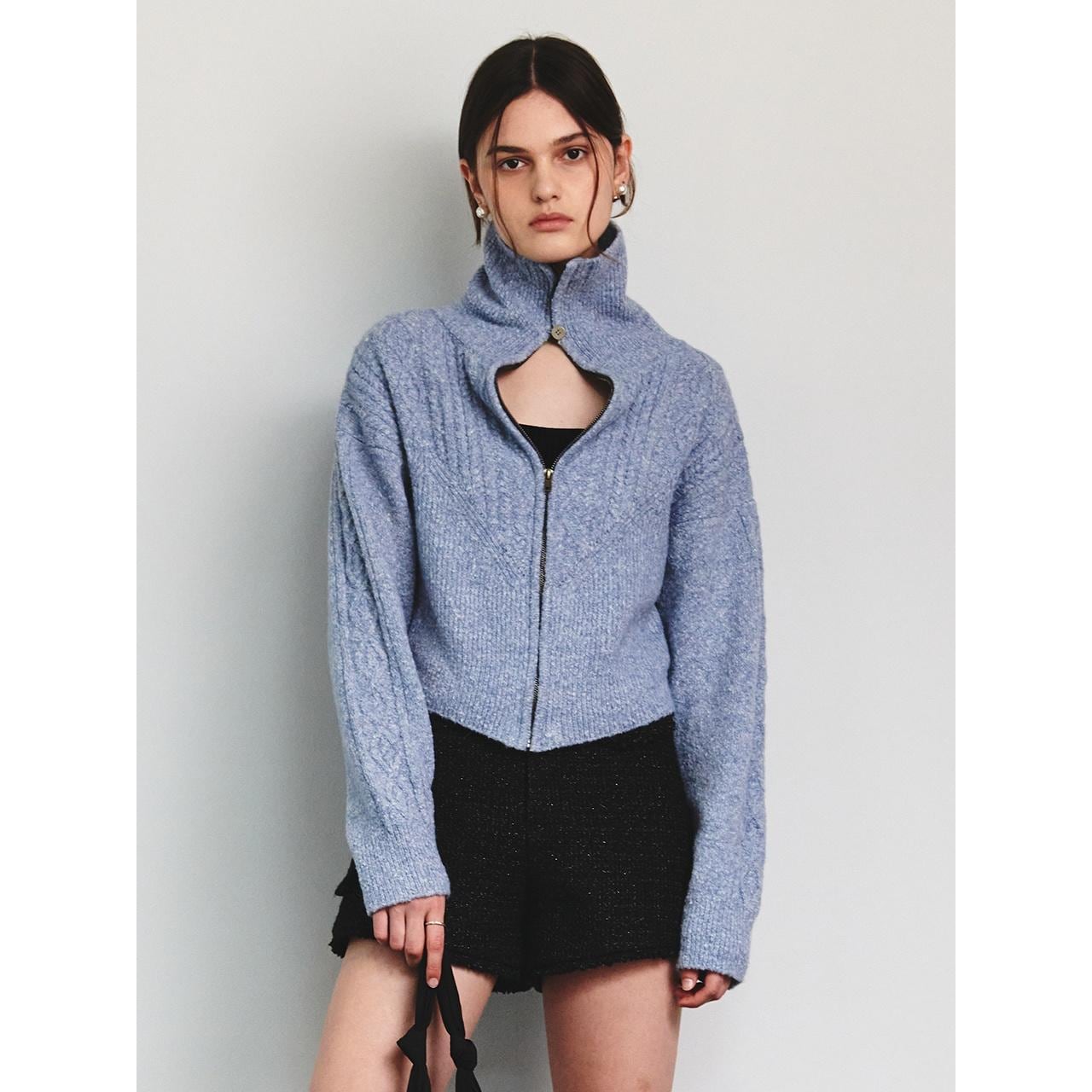 【J.CHUNG】 COR ZIP-UP CARDIGAN : 3COLOR 19,028円