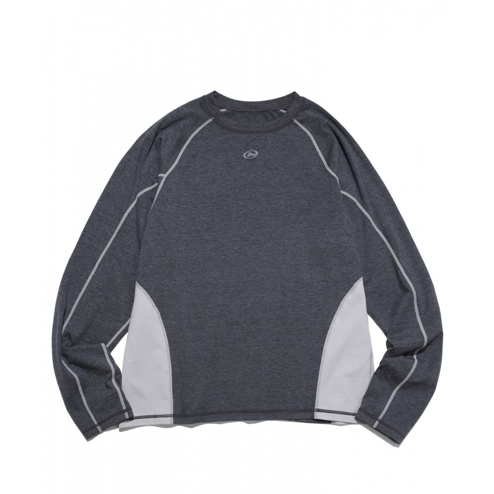 体育部門 PHYPS MOTORCYCLE LINE RAGLAN LS CHARCOAL