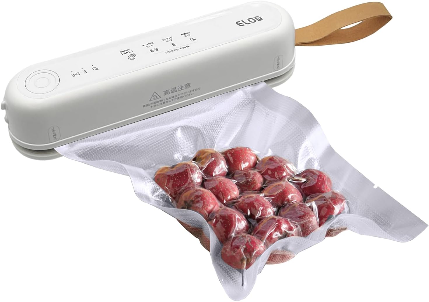 【国内正規品】ELOD Suseal 真空パック機 コードレス コンパクト フードシーラー 真空パック 真空ポンプ フードセーバー 食品真空保存 冷蔵 冷凍 酸化防止 低温調理 専用袋5枚付き 手のひ