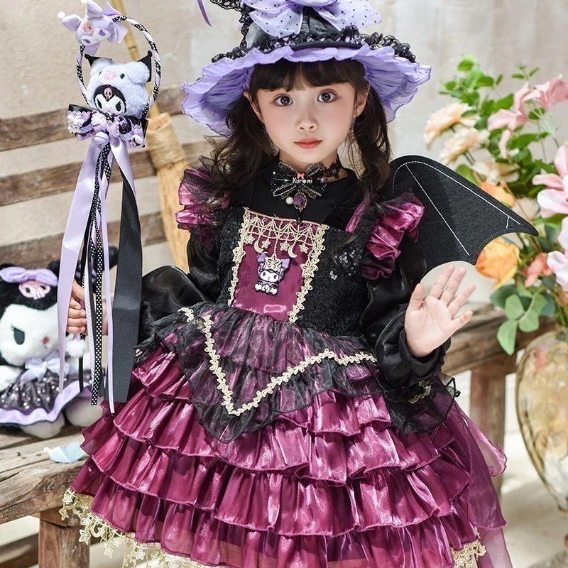 ハロウィンコスチューム 誕生日フォーマルドレス 女の子用フリルプリンセスワンピース 子供服 ロリータ ハロウィン クリスマス 4,647円