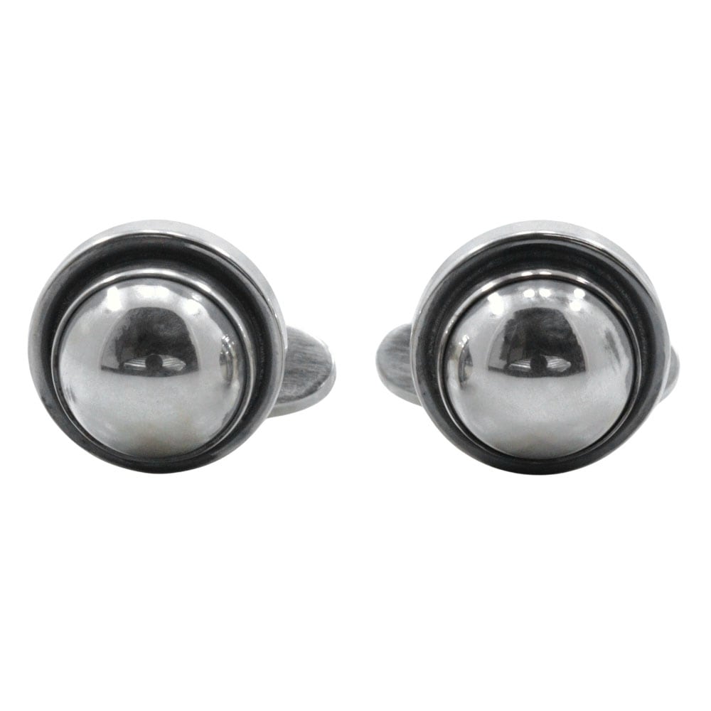 Georg Jensen ジョージジェンセン CTV カフス シルバー925 メンズ 中古品 A-ランク