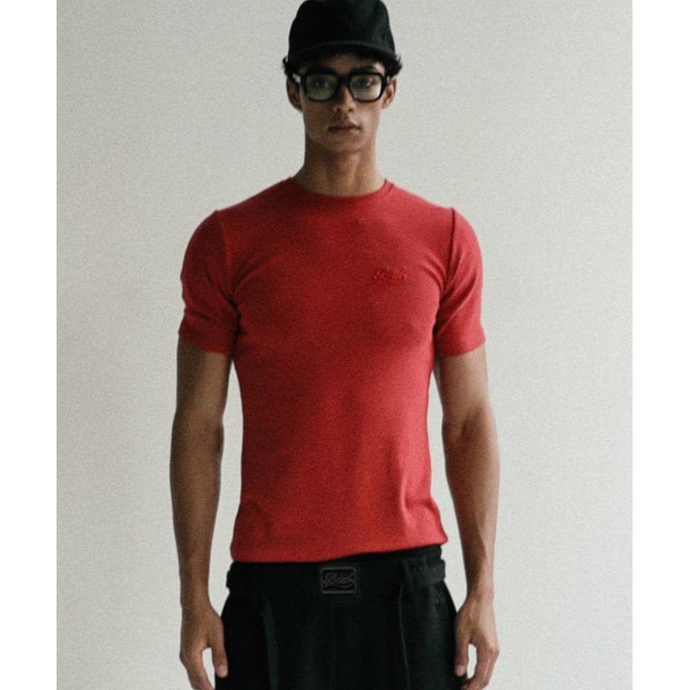 BADBLOOD Beyond Soft Short Sleeve Red w-tee24-082