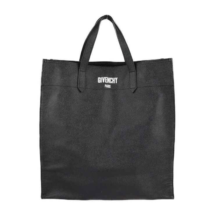 美品 GIVENCHY ジバンシィ トートバッグ 5742621 CLASSIC ICONIC レザー ブラック 2WAY ハンドバッグ ショルダーバッグ 本物保証 中古