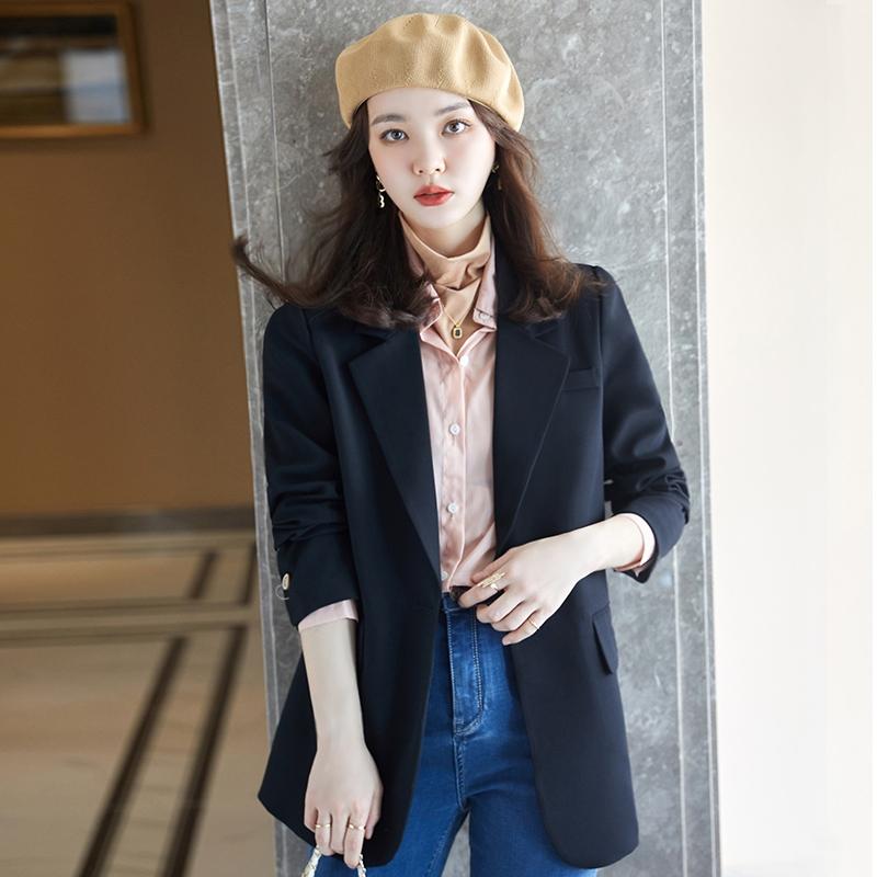 レディース ジャケット テーラードジャケット カジュアル シンプル オフィス ビジネス ブリティッシュ 大人 女性 洗練 きちんと感 スタイリッシュ 大きいサイズ 韓国 春秋