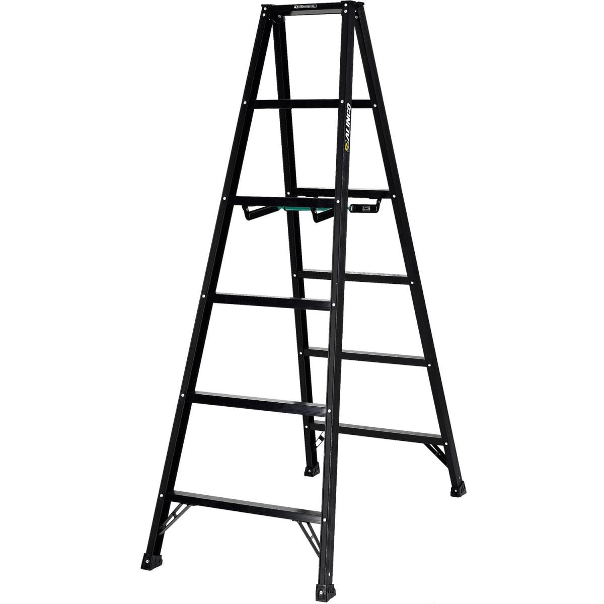 【I】【個人宅配可】 アルインコ アルミ製 180cm シエロブラック BS180FX ブラックシエロ 軽量脚立 専用脚立 【沖縄・離島不可】【日時指定不可】