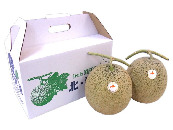 北海道 赤肉メロン =キングセブン= 特大2玉 約4kg 等級 北 予約 8月中下旬以降