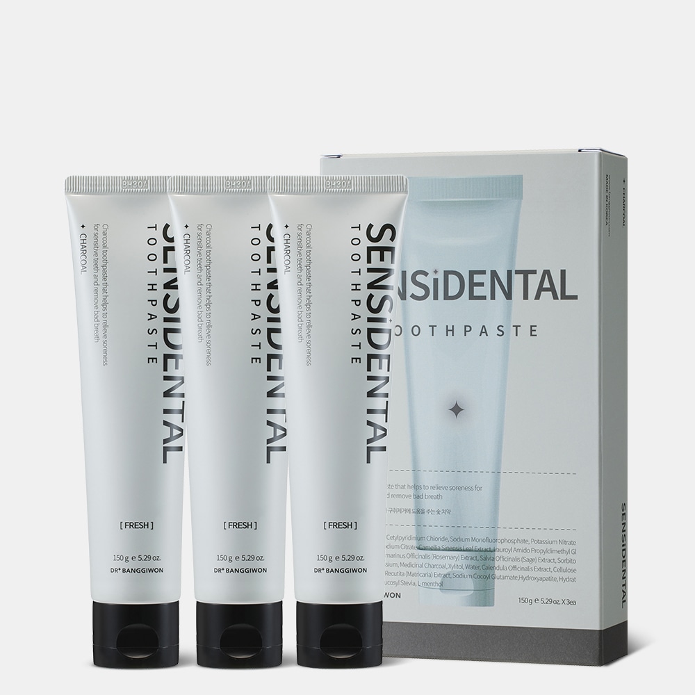 [単品]ドクターバンギウォンセンシデンタル歯磨き粉フレッシュ3個入/敏感歯科シリン