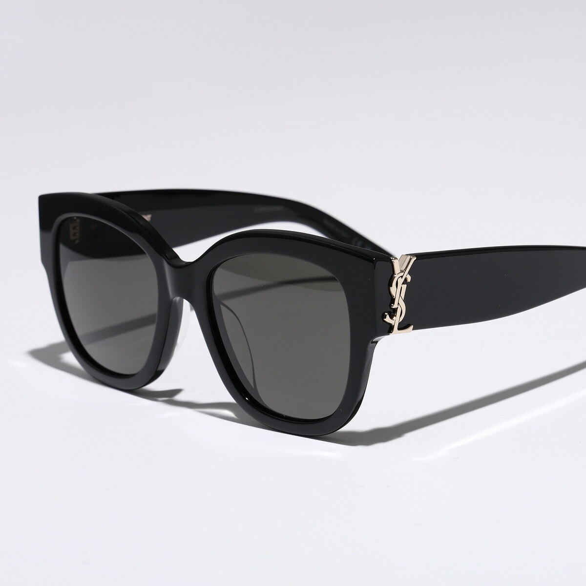 SAINT LAURENT サンローラン サングラス SL M95/F レディース キャットアイ型 フルリムセルフレーム カサンドラロゴ メタルロゴ アイウェア