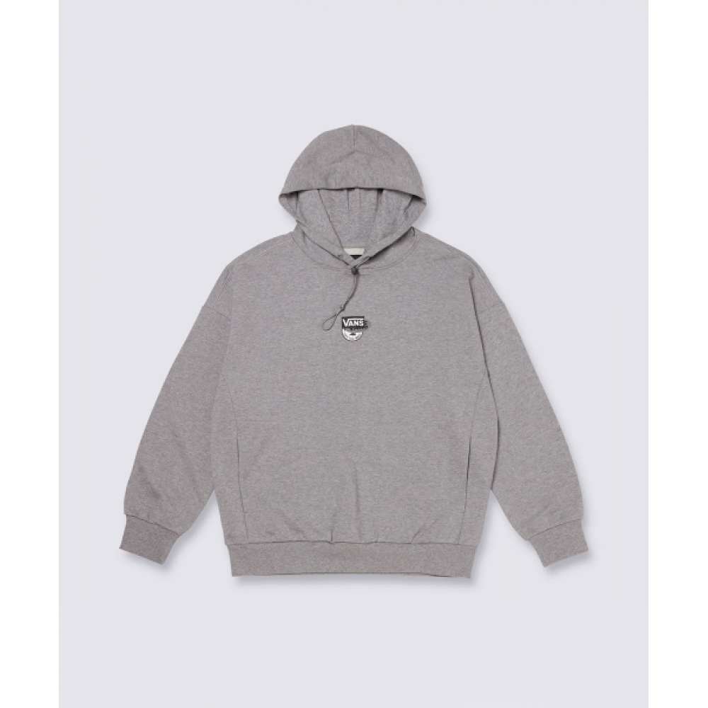 バンズサイドポケットフード付きTシャツ-ヘザーグレー/ VN000KCYHTG1