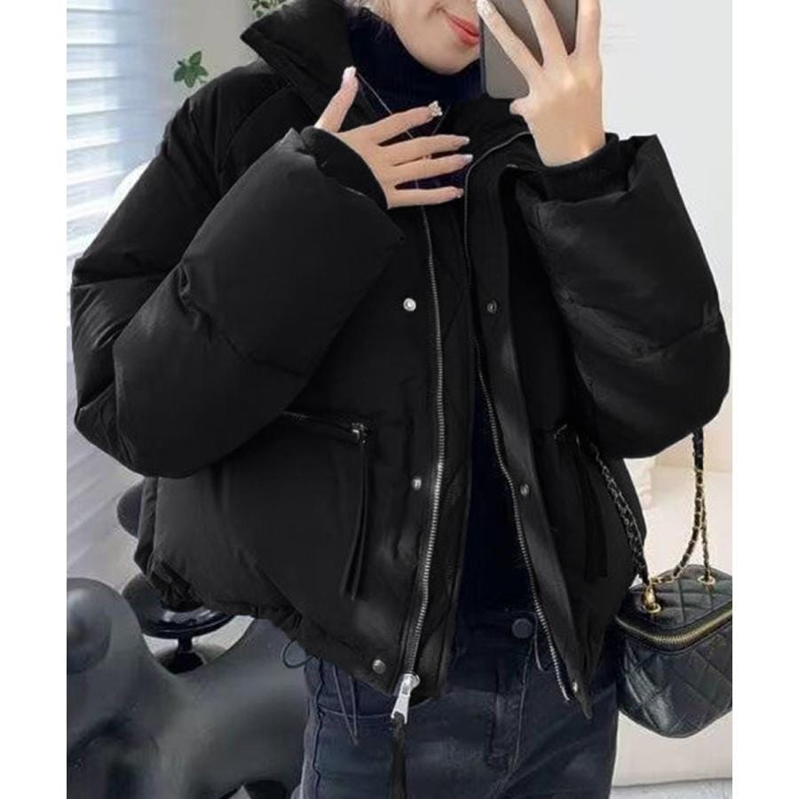 中綿コート エコダウンジャケット 中綿ブルゾン 韓国アウター レディース