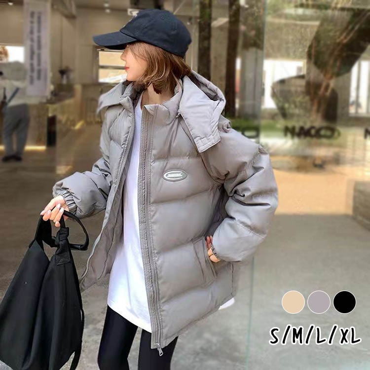 ダウンコート レディース 秋冬 ダウンジャケット S-2L 全3色 アウトドア フード付き ミセス きれいめ 60代 50代 40代 30代 中綿 防寒 通勤 体型カバー あったか おしゃれ 可愛い