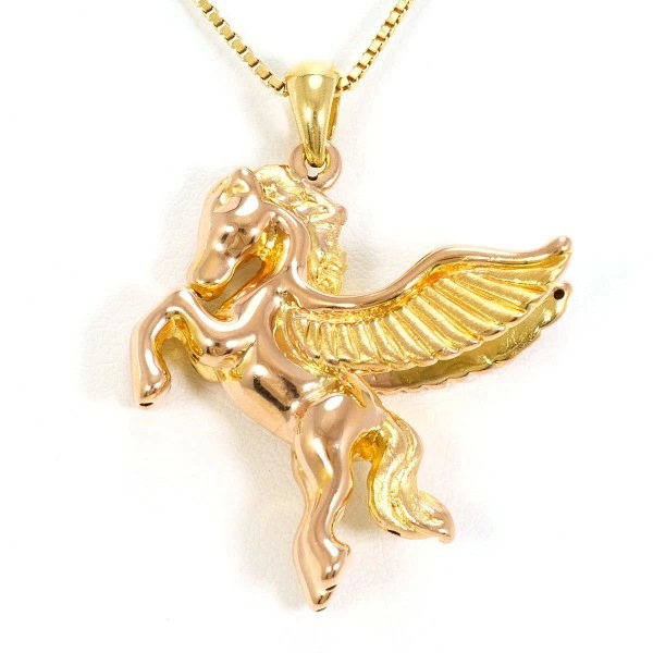 K18 18金 YG イエローゴールドPG ネックレス 約40cm ジュエリー 中古 66,880円