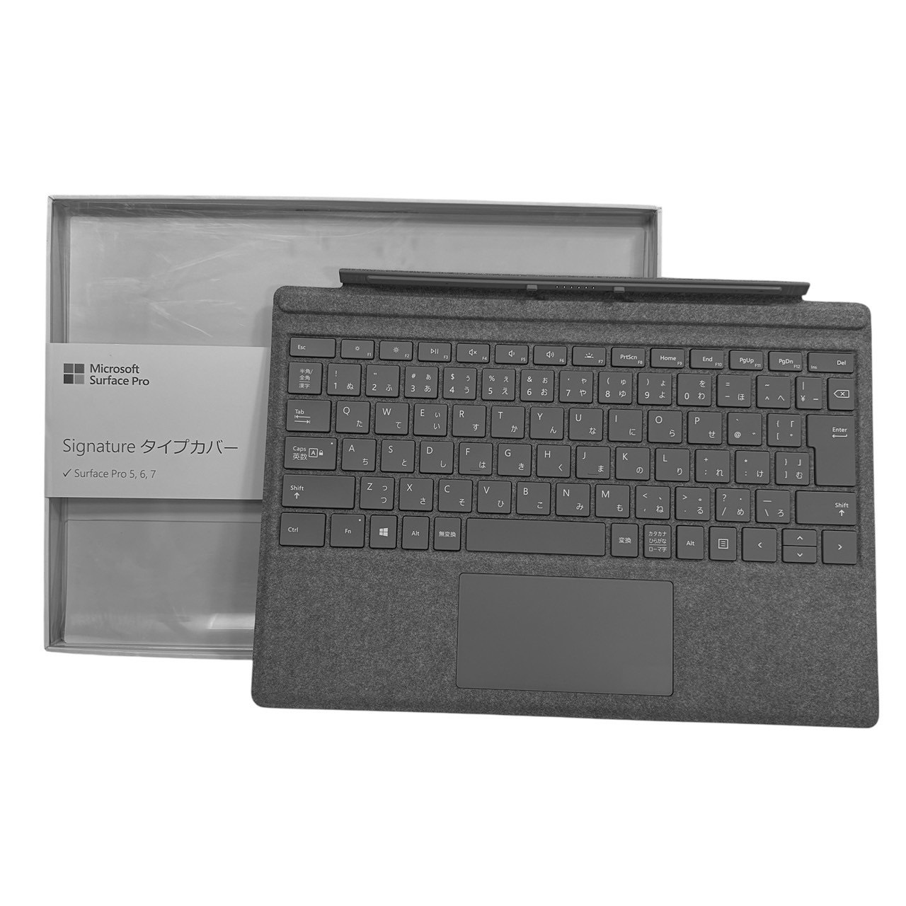 【展示品】Signature タイプカバー FFP-00159 プラチナ 日本語キーボード