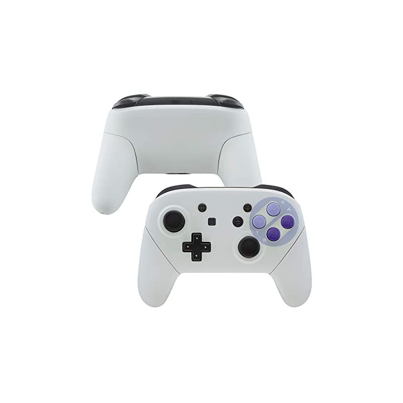 Switch Proコントローラー用フェースプレートバックプレートハンドル【クラシックSNES】
