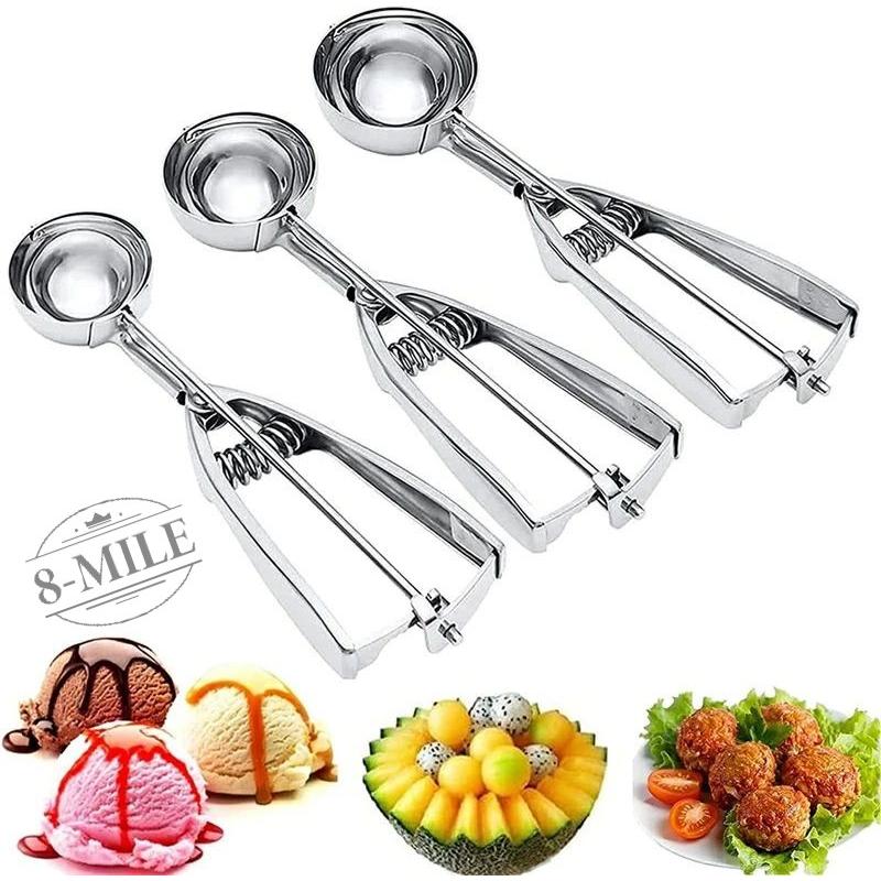 飲食店 小さい 3個セット アイスクリームスプーン キッチン用品 アイスクリー 新品/第1弾キャンペーンアイスクリームディッシャー 業務用 料理用 スプーン アイススクープ