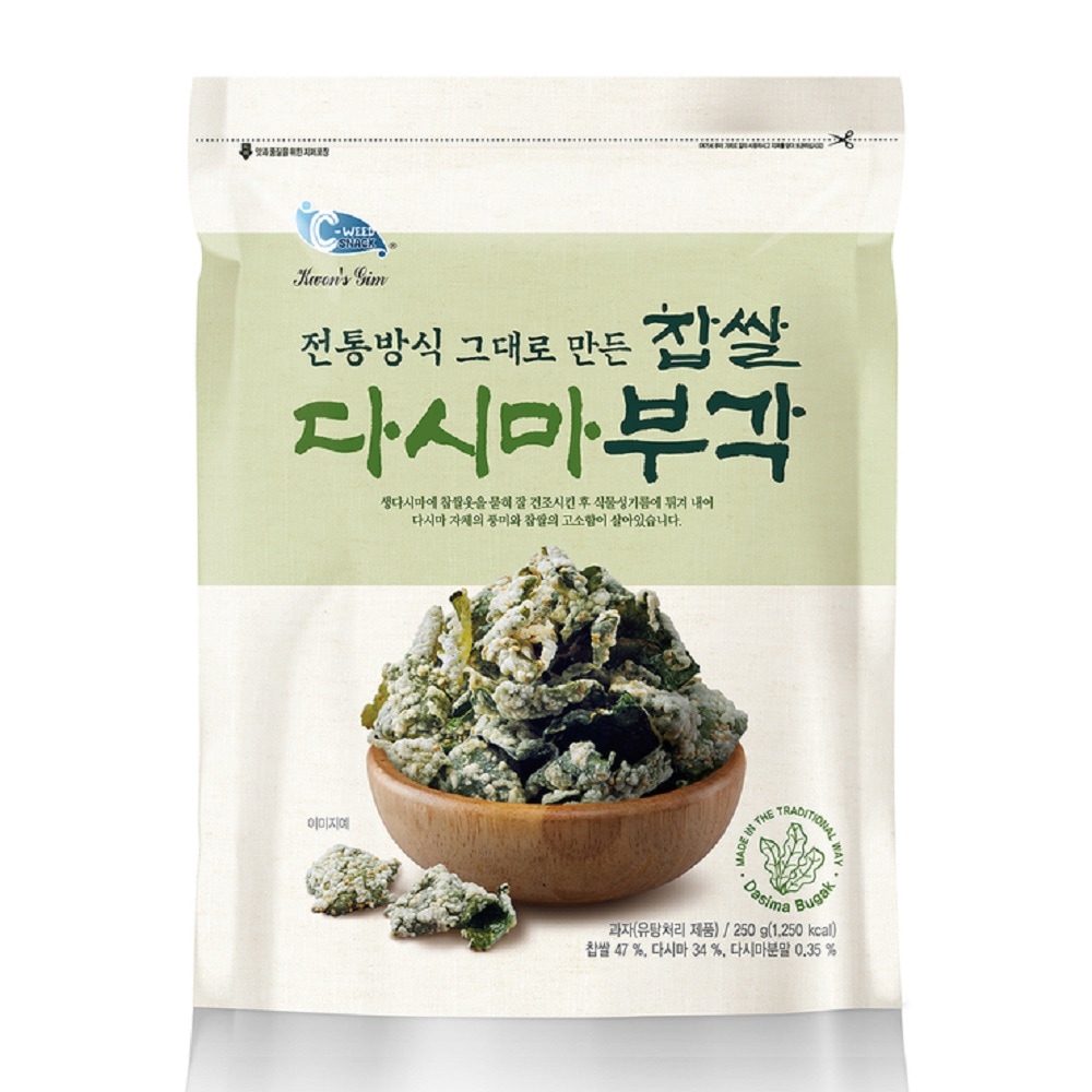 韓国-K MEAL-C-WEED もち米昆布焼き 250g x 2
