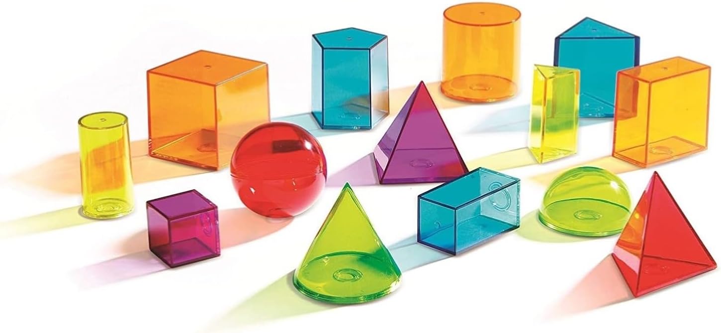 ラーニング リソーシーズ View-Thru(R) Geometric Solids 透明立体図形 LER 4331