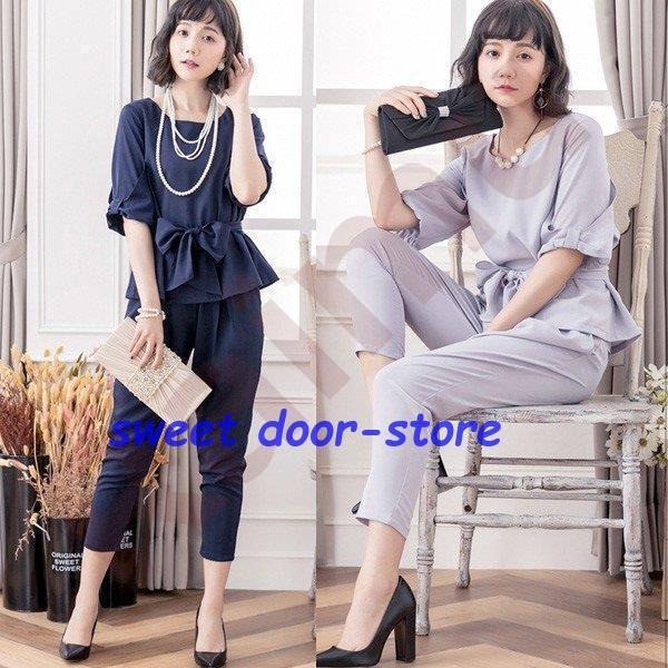 パンツドレス パーティードレス 上下セットフォーマル 結婚式ドレス パンツスタイル パンツスーツ スーツ ブラウン レディース 大人大きい ミセス カジュアル