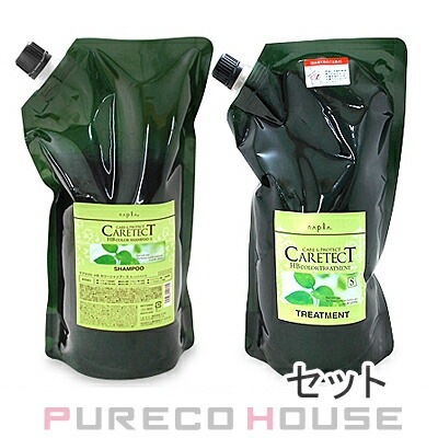 ナプラ ケアテクトHB カラーシャンプー S (しっとりタイプ) (レフィル) 1200ml + カラートリートメント S (しっとりタイプ) (レフィル) 1200g 【セット】