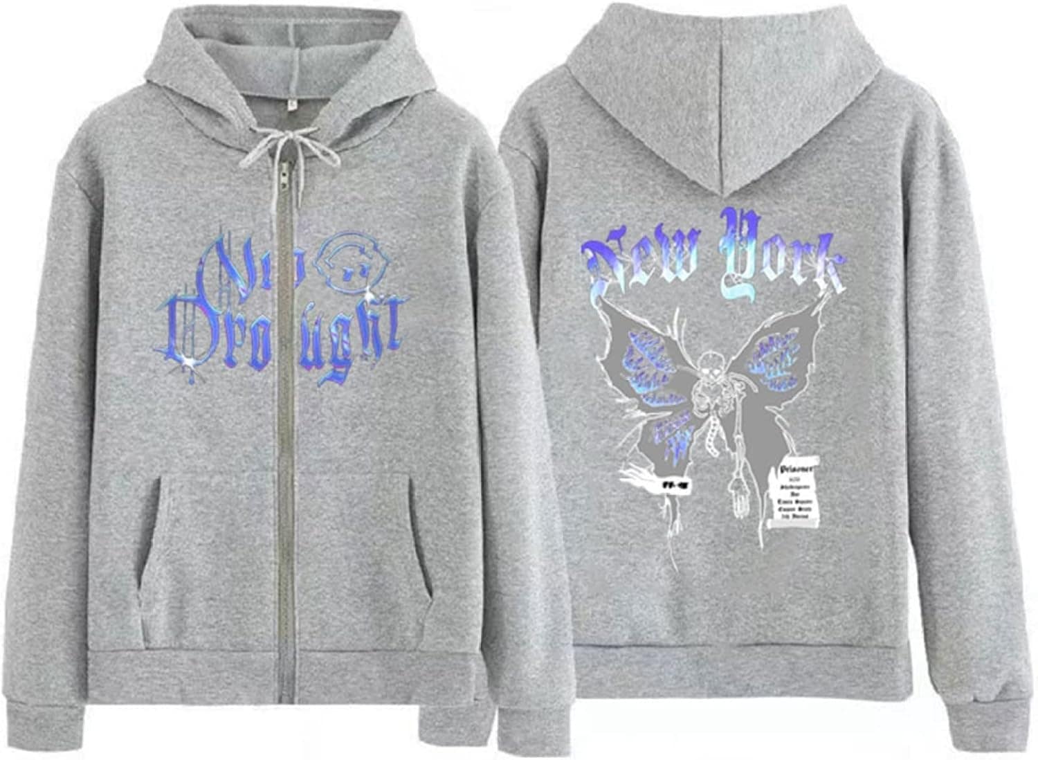 サブカル パーカー レディース メンズ フルジップパーカー バックプリント パンク系 ゴシックパンク ジャケット 大きいサイズ ヒップホップ ストリートファション ロック 男女兼用 春 秋 冬 アウタ 10,656円