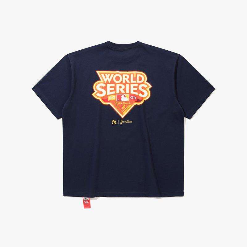 MLB ニューヨーク ヤンキース ワールドシリーズ ネオン Tシャツ チーム ネイビー 15147508