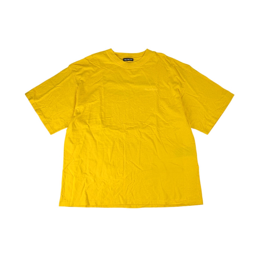 バレンシアガ BALENCIAGA 半袖Ｔシャツ コットン イエロー/マルチカラー メンズ z6081