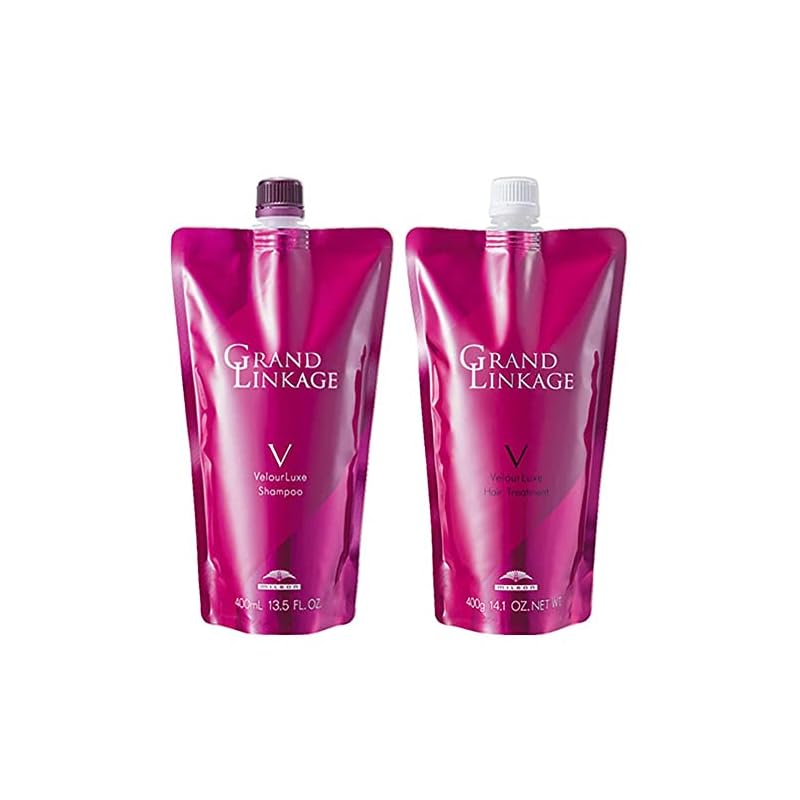 ミルボン グランドリンケージ ヴェロアリュクス シャンプー 400mL + トリートメント 400g 詰め替え セット