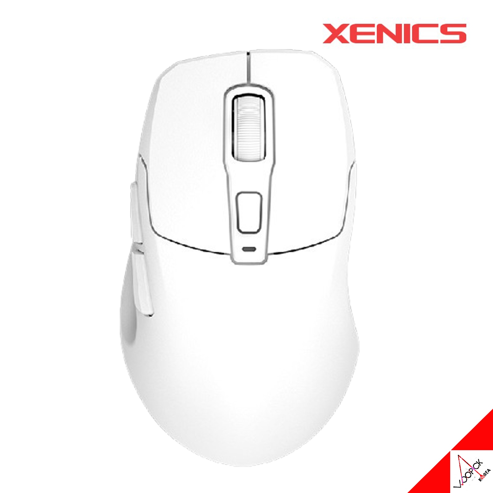 [韓国公式/2025.02 NEW] Xenics/タイタン GT 8K エア/超軽量/プロ向き/ゲーミング マウス/ワイヤレス マウス/26000DPI 8000Hz PMW3395/新型/白色