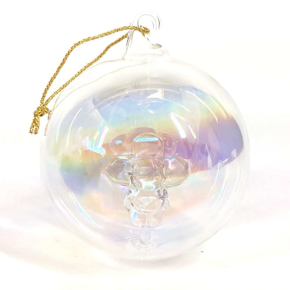 チャーム ヴィヴィエンヌ オーナメント Xmas クリスマスボール クリスマスツリー ガラス クリア