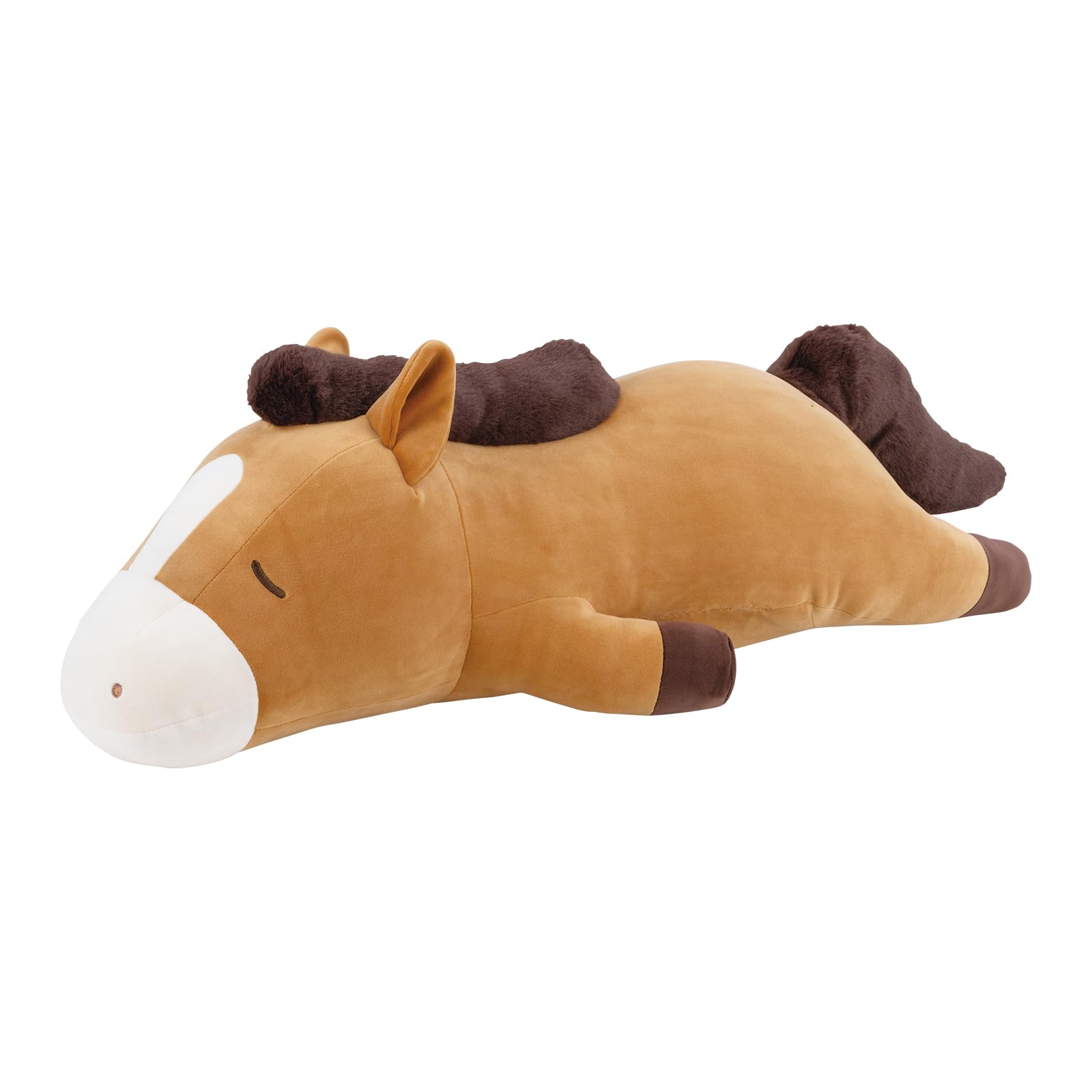 りぶはあと 抱きまくらL プレミアムねむねむアニマルズ ウマのコクリコ (全長約68cm) ふわふわ もちもち プレゼント 48907-49