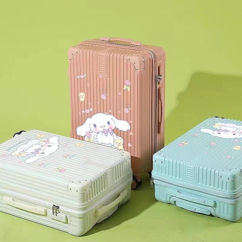 キャリーバッグ 2025クロミ スーツケース 超軽量修学旅行パスワードボックス韓国 レトロなキャラクタープリントのスーツケース機内持ち込み 学生
