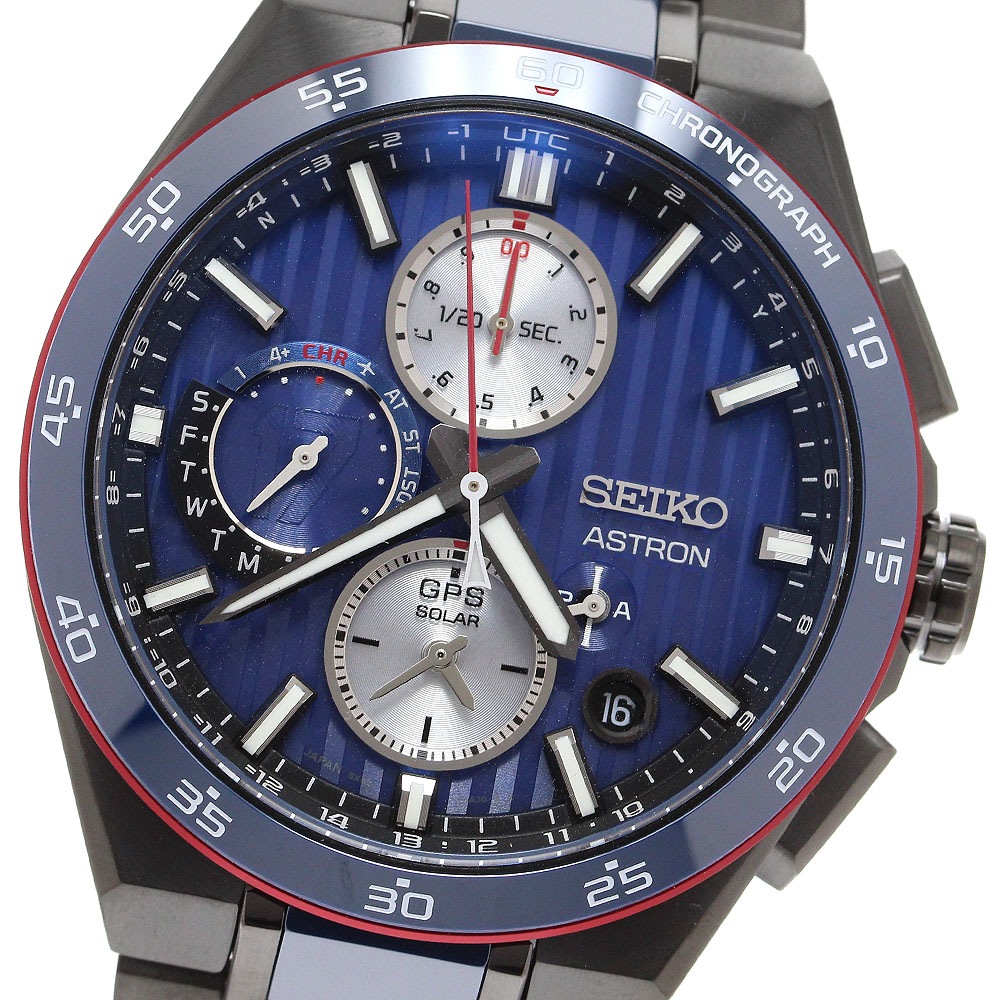 セイコー SEIKO SBXC167/5X83-0AG0 アストロン ネクスター 大谷翔平モデル 限定500本 ソーラー電波 メンズ 極美品 箱・保証書付き_910167【中古】