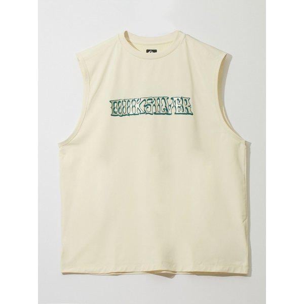 ミックスマッチ オーバーサイズ マッスル ノースリーブTシャツ (QF31RE002OWH)