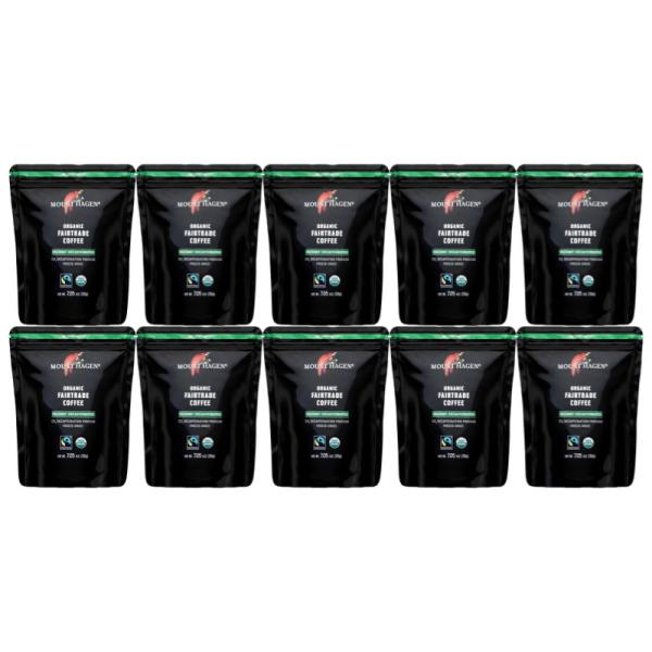マウントハーゲン カフェインレス オーガニック インスタントコーヒー 詰め替え 200g 10個セット